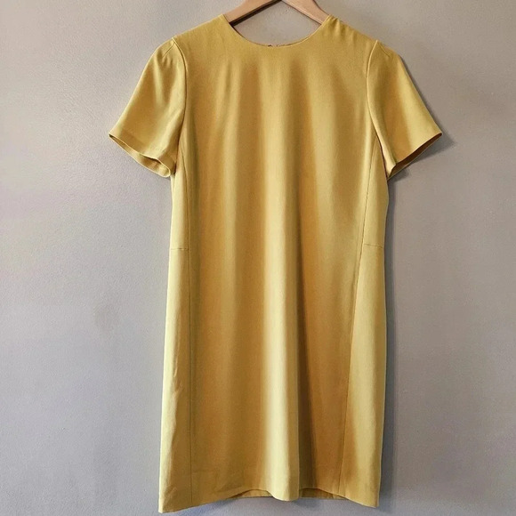 Aritzia Babaton Patricio Sundress Japanese Matte Crepe Mini Short Sleeve Dress 6 - Picture 5 of 13